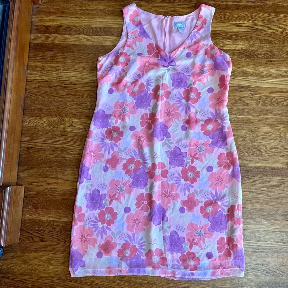vintage Y2K floral chiffon dress pastel 16 feminine Coquette